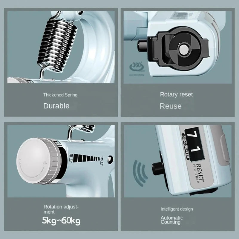 Hand Grips Strengthener Men and Women Arm Spring Finger Massager