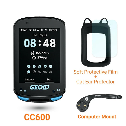 GEOID CC600 Color Screen Bike Computer Smart Navigation GPS Wireless