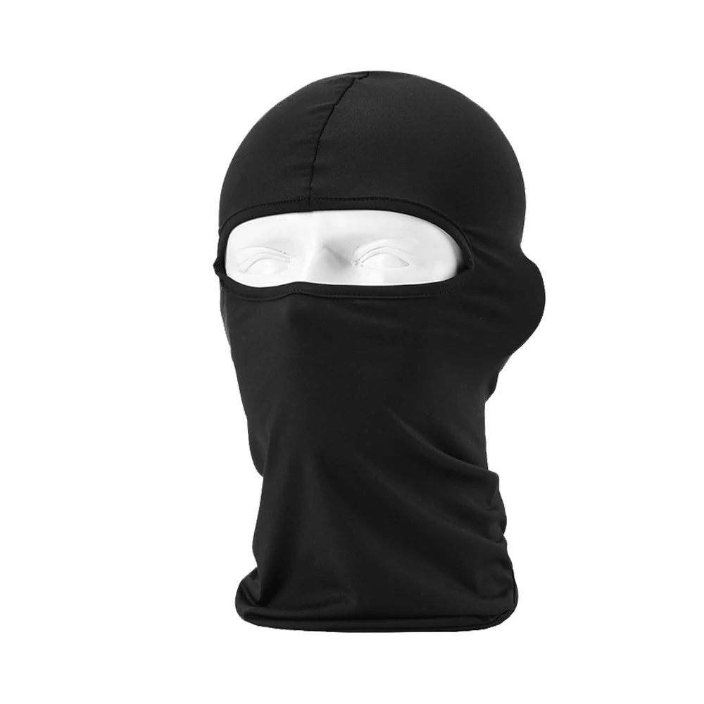 Black Motorcycle Face Mask Moto Balaclava Winter Mask Face Shield