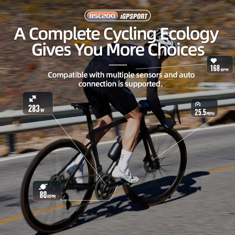 IGPSPORT BSC200 GPS Cycle bike Computer Wireless Speedometer Bicycle