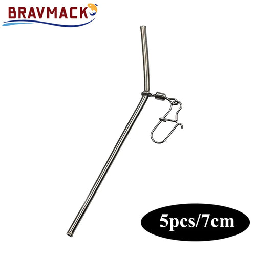 5pcs/pack copper fishing balance connector kit anti-tangle rotating