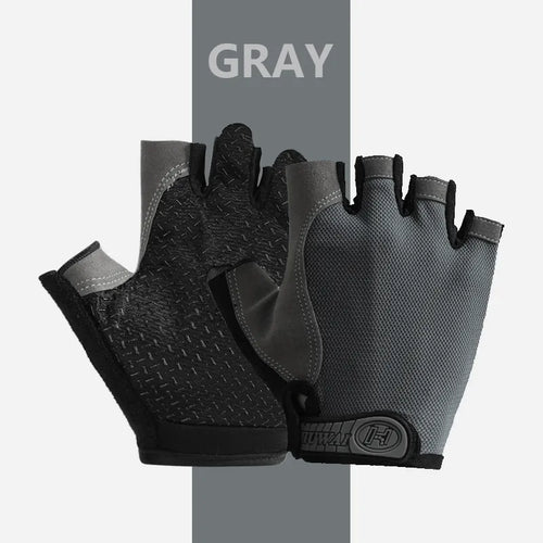 Men Cycling Bicycle Gloves Half Finger Gym Gloves Women Mitten