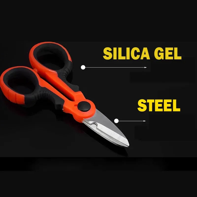 420 Stainless Steel Fishing Scissor Accessories Electrician Portable