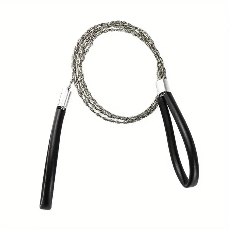 2PCS Portable Stainless Steel Wire Saw Portable PVC Pipe Cable Saw