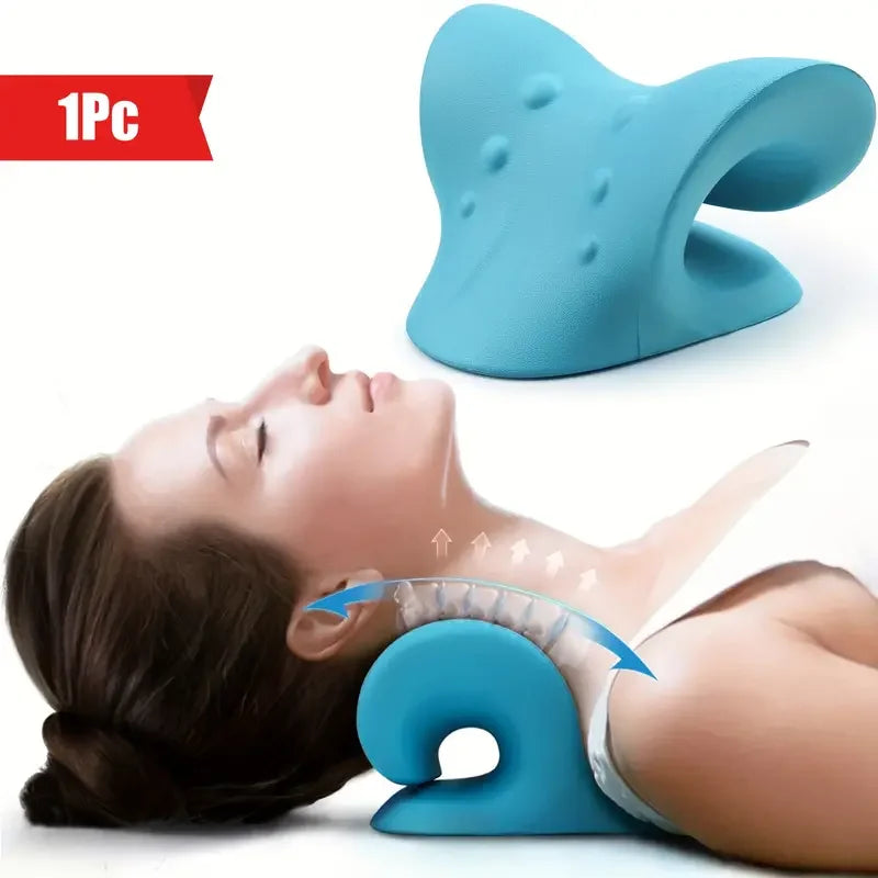 Neck and Shoulder Relaxer Cervical Traction Device for Relief and