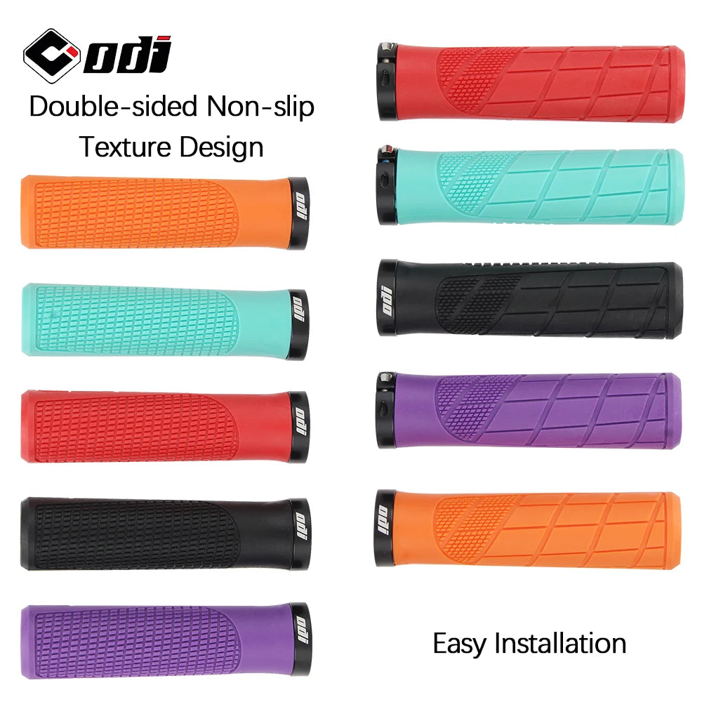 ODI Rubber Handlebar Grips MTB Lock-on Grip Shockproof Non-slip
