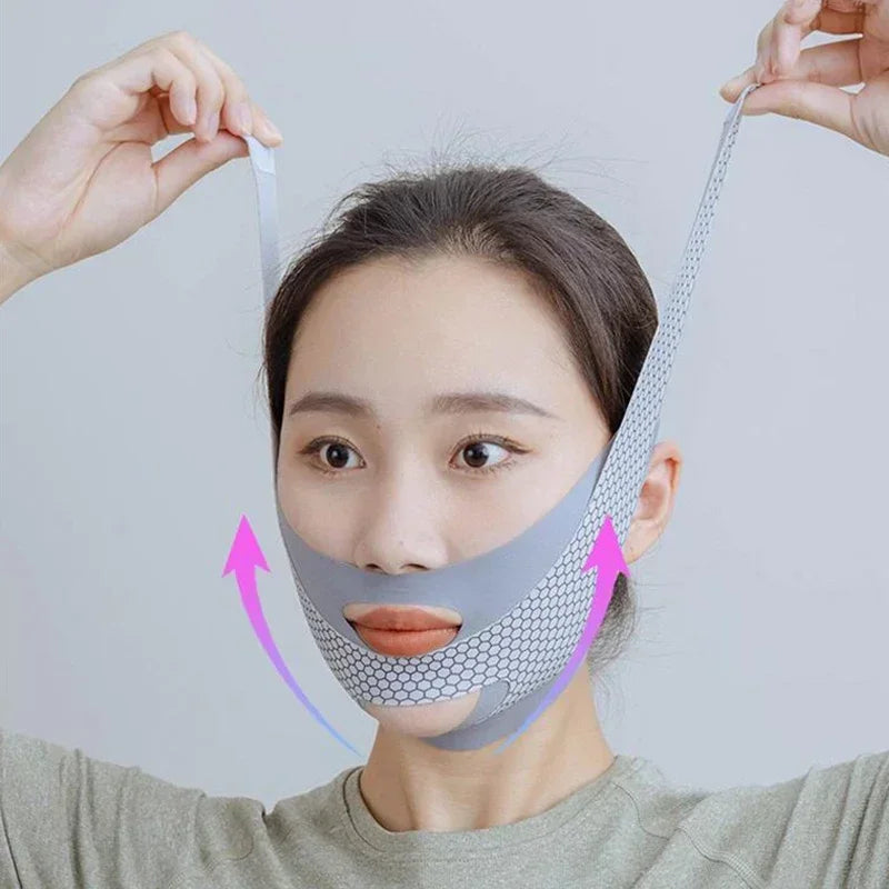 Face-Lift With Sleep Face V Shaper Facial Slimming Bandage Relaxation