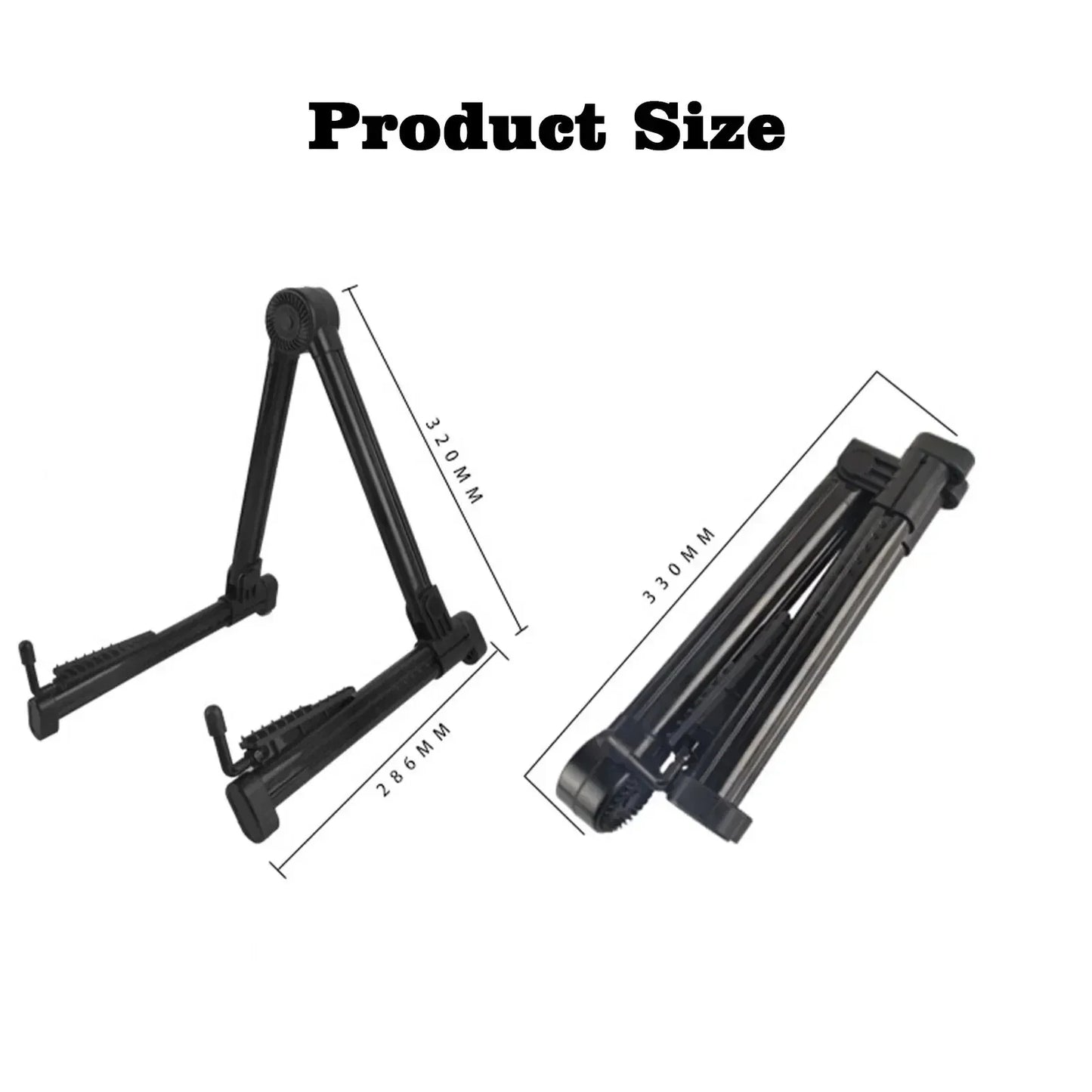 Miwayer Guitar Stand Folding A Frame Floor Universal ABS for Acoustic