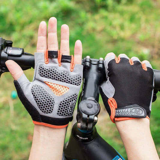 Men Cycling Bicycle Gloves Half Finger Gym Gloves Women Mitten
