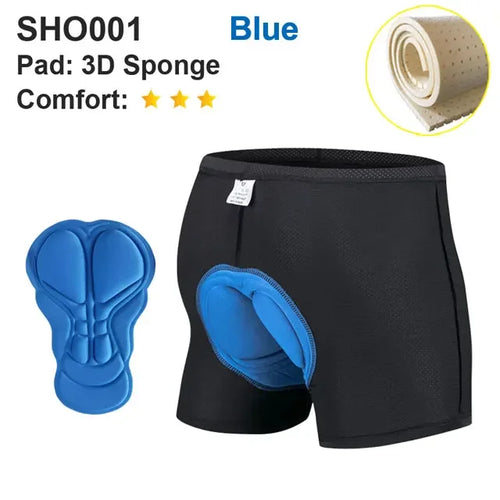 NEWBOLER Breathable Cycling Underwear Cycling Shorts  5D Gel Pad