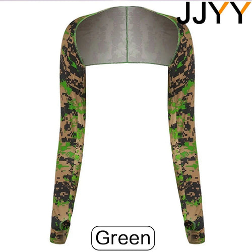 STONEGO Shawl Cuff Womens Sun Protection UV Protection Sports Gloves