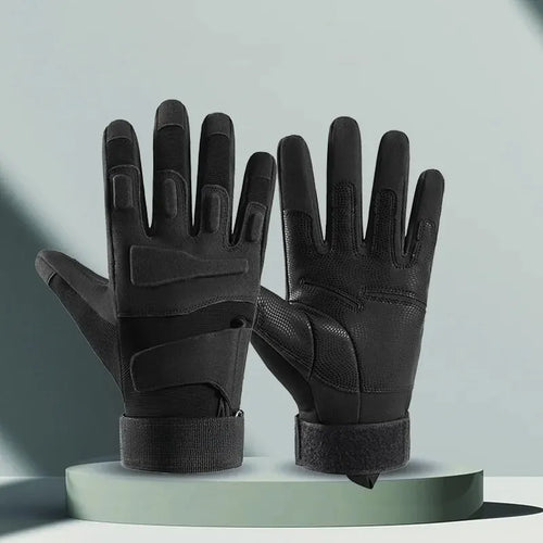 Outdoor Sports All Finger Gloves For Men Sturdy Breathable