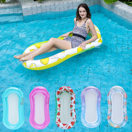 Rooxin Inflatable Floats Bed Swim Ring Tube Water Leisure Bed Swim Air