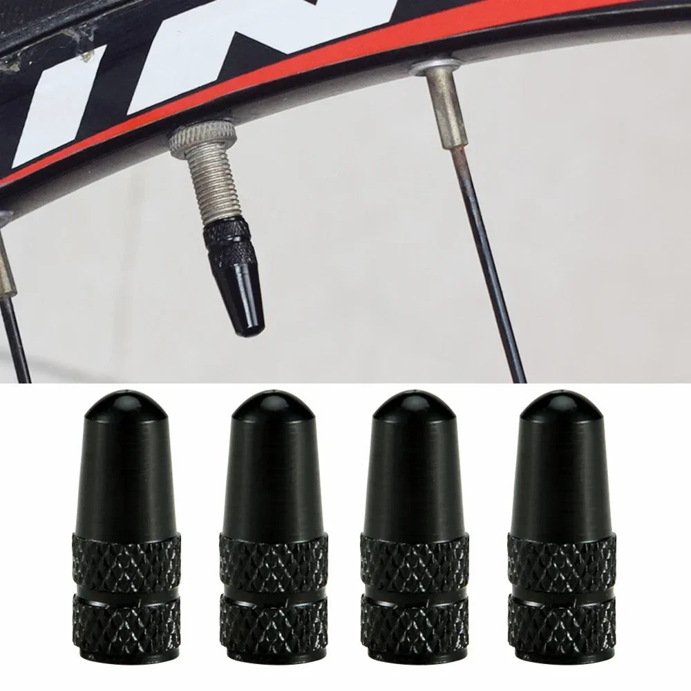 4Pcs/Set Aluminum Alloy Road MTB Track Racing Bike Tube Tyre Bicycle