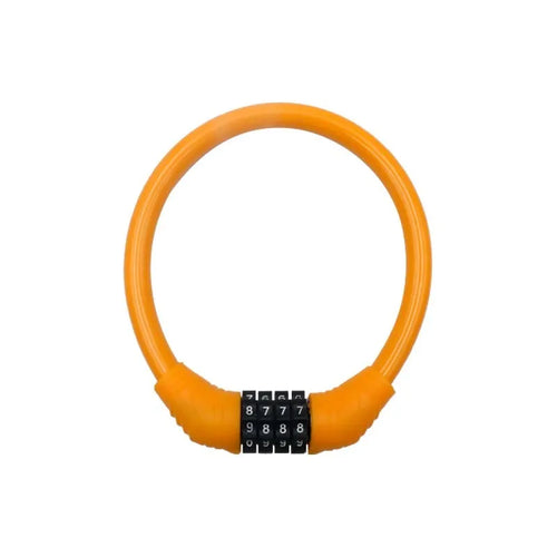 4 Digital Code Bicycle Cable Lock Anti-theft Alloy Steel MTB Road Bike