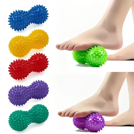 1Pc Peanut Massage Spiky Ball Training Grip Muscle Pain Stress Foot