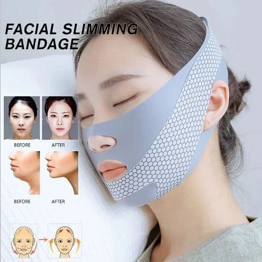 Face-Lift With Sleep Face V Shaper Facial Slimming Bandage Relaxation