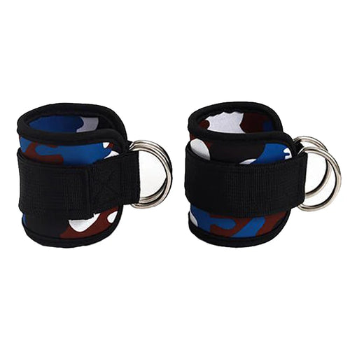 2PCS Ankle Straps Cable Double D-Ring Ankle Cuffs For Gym Workouts