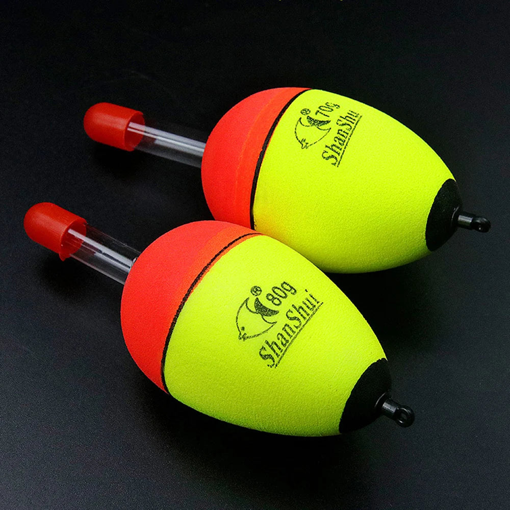 5Pcs EVA Luminous Fishing Night Floats Light Stick Foam Plastic Bobber