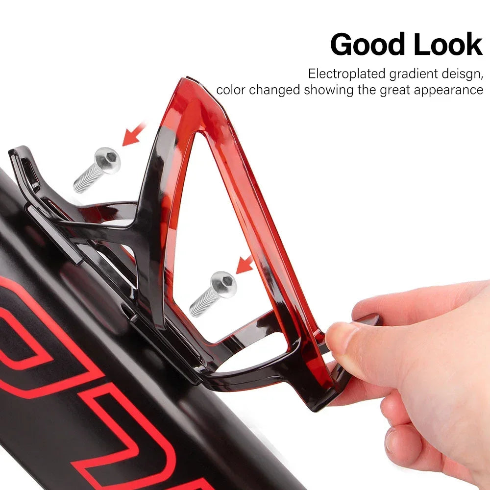 Bicycle Water Bottle Cage Colorful Gradient Cycling Bottle Holder