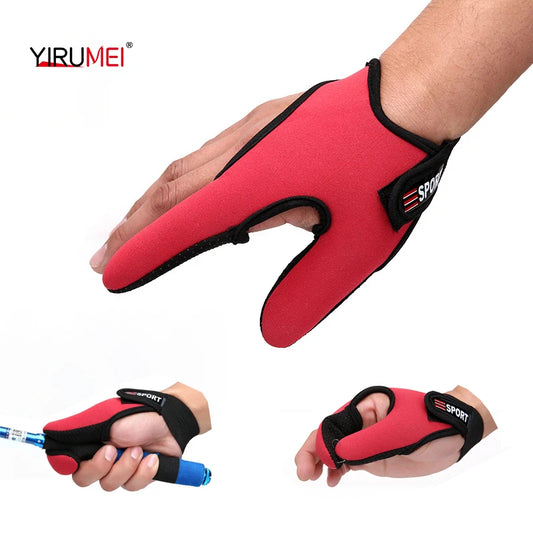 Fishing Gloves 2 Fingers Protector Breathable Anti-Slip Anti-Cut