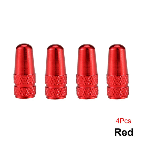 4Pcs/Set Aluminum Alloy Road MTB Track Racing Bike Tube Tyre Bicycle