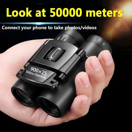 900x25 High-Powered Mini Binoculars Exceptional BAK4 Prism Waterproof
