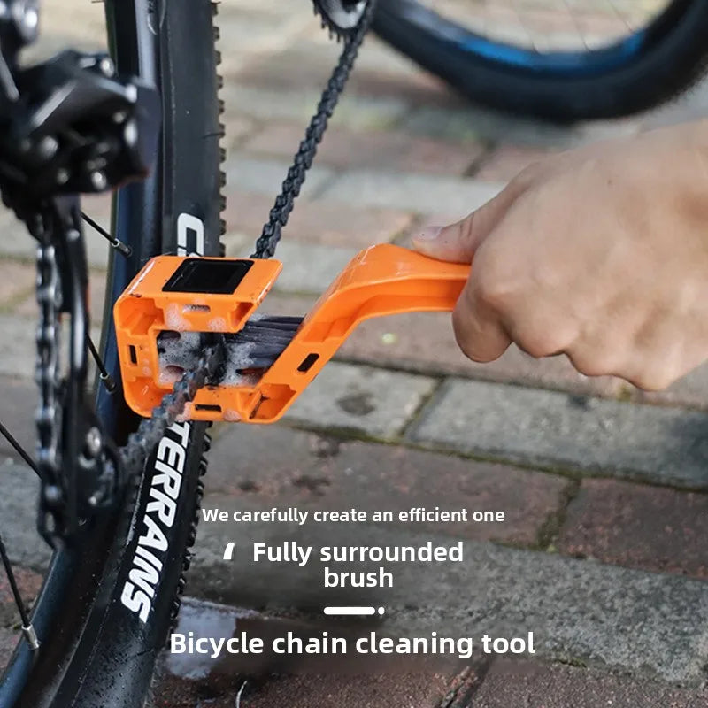 Motorcycle Chain Brush Cleaner Plastic Bicycle/Moto Brush Clean Chain