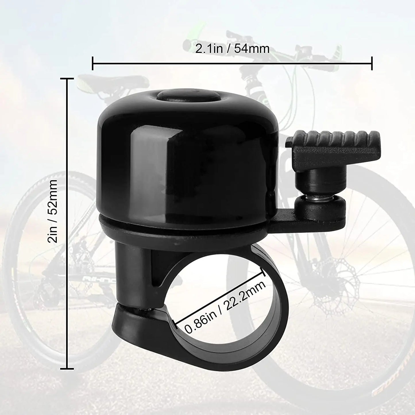 Bicycle Bell Alloy Mountain Road Bike Horn Sound Alarm For Safety
