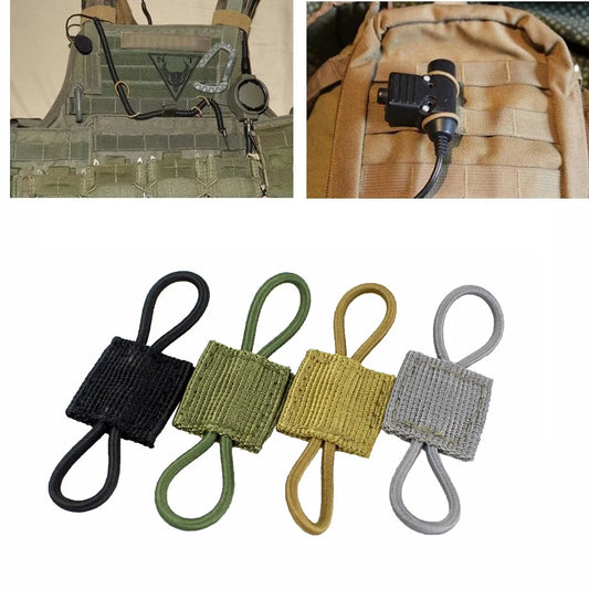 5Pcs/lot Antenna Binding Buckle Outdoor Tactical Molle System Backpack