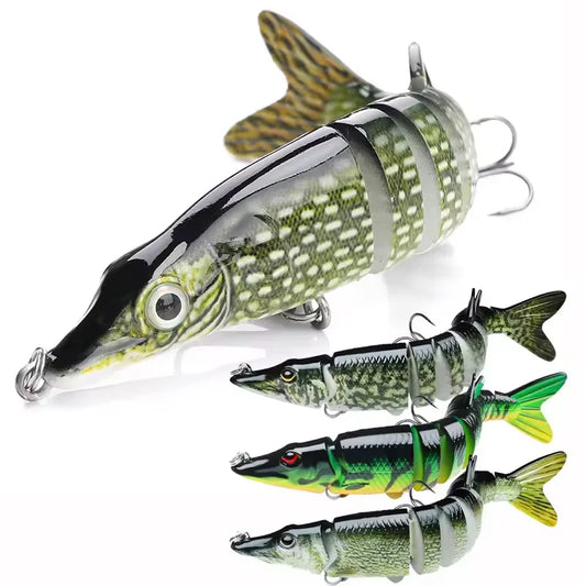 Rooblinos Fishing Lures for Bass Trout Multi Jointed Swimbaits Slow
