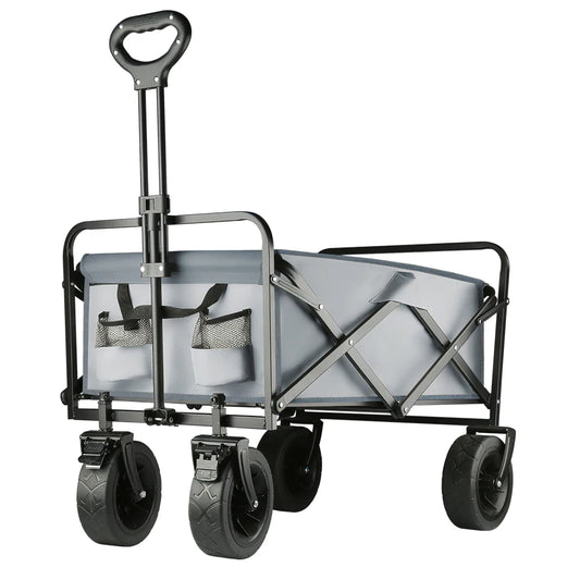 Large Weight Capacity Heavy Duty Cart Collapsible Folding Beach Wagon