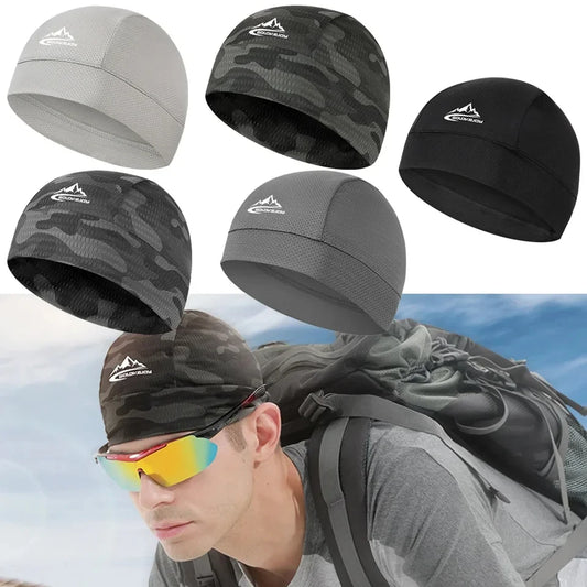 Hat Mesh Fabric Quick Dry Cycling Cap Motorcycle Helmet Liner Bike