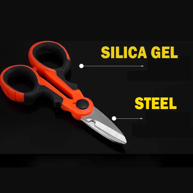 420 Stainless Steel Fishing Scissor Accessories Electrician Portable