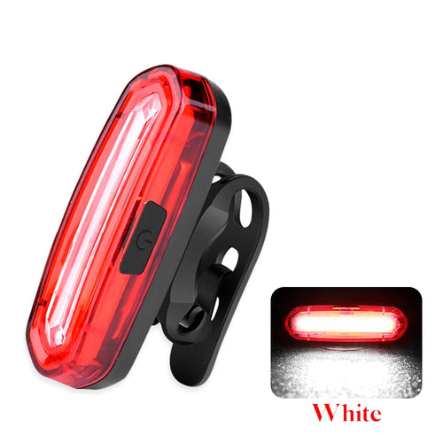 MTB Road Bike Rear Light USB Rechargeable LED Bike Tail Light Easy to