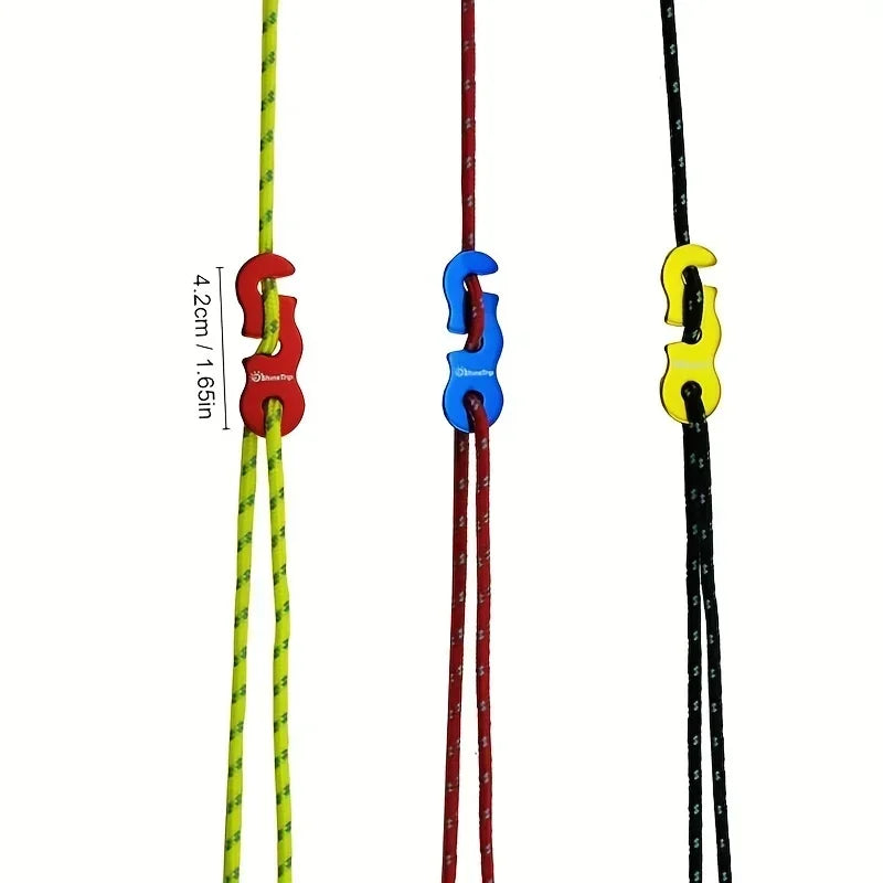 4 Outdoor Tent Ropes, Reflective Ropes Canopy Ropes Reinforced