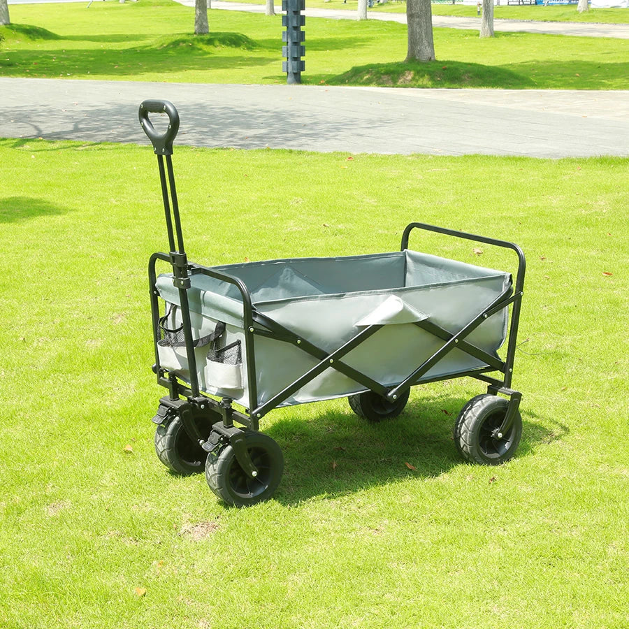 Large Weight Capacity Heavy Duty Cart Collapsible Folding Beach Wagon