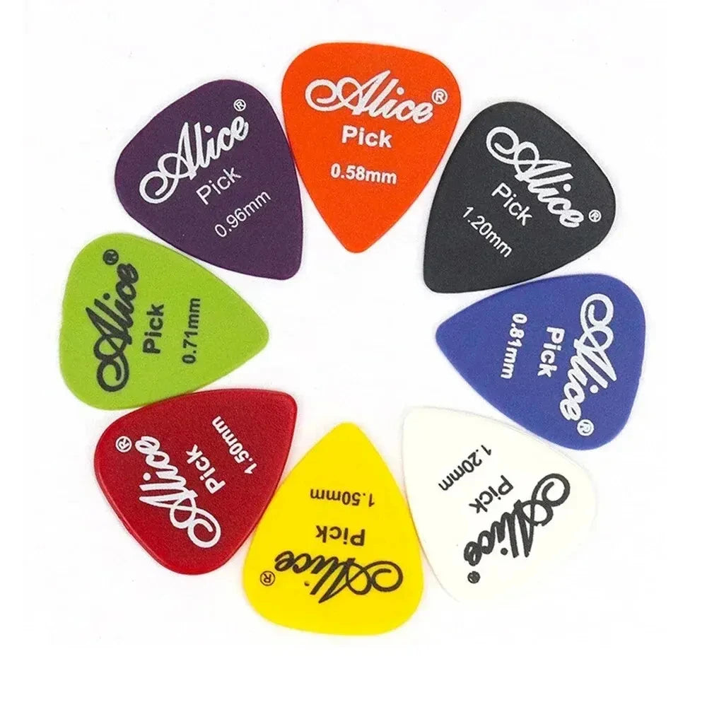 Multicolor Guitar Picks 24/50/100 Pieces Mixed ABS Premium Plastic