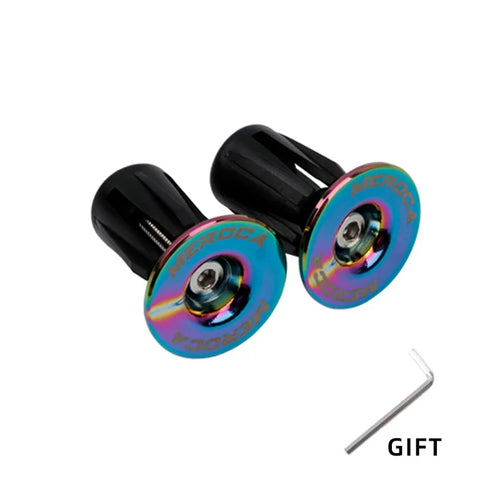 1 Pair Mountain Road Bike Handlebar End Plugs Aluminum Alloy Handle