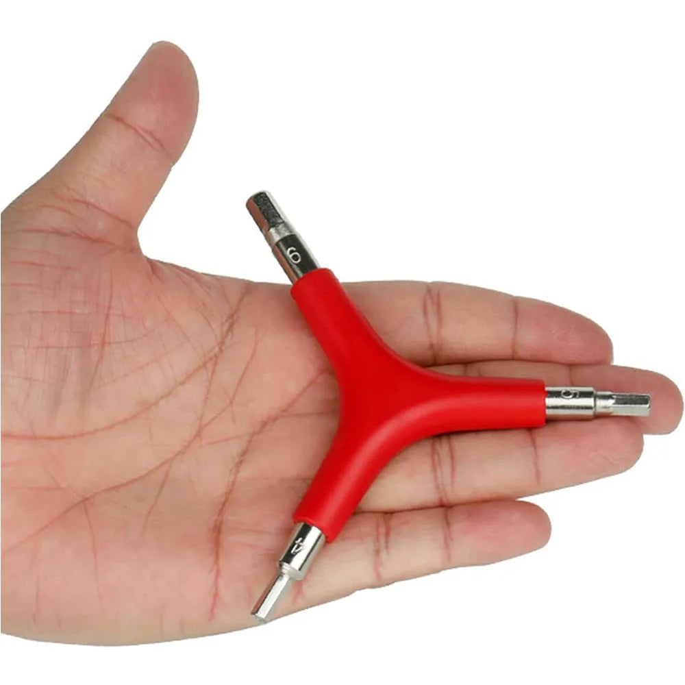 Y-Shaped 3 Way Hex Wrench Inner Hexagon Spanner 4/5/6mm for Outdoor