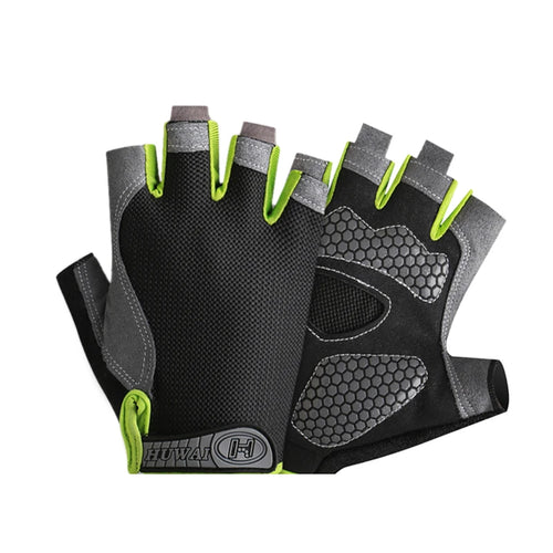 Men Cycling Bicycle Gloves Half Finger Gym Gloves Women Mitten
