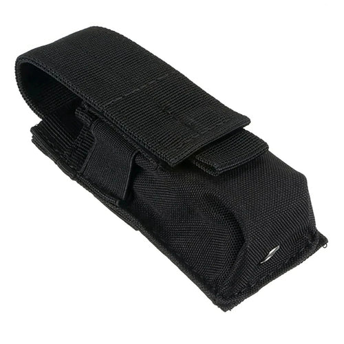 Tactical Molle Flashlight Pouch,Torch Holder,Magazine Single Mag