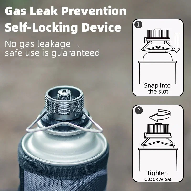 Butane Adapter With Bracket Outdoor Butane Gas Conversion Joint