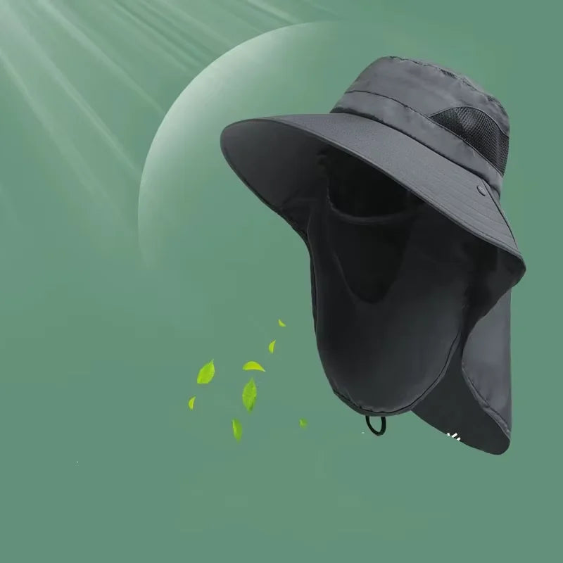 Summer Sun Hats UV Protection Outdoor Hunting Fishing Cap For Men