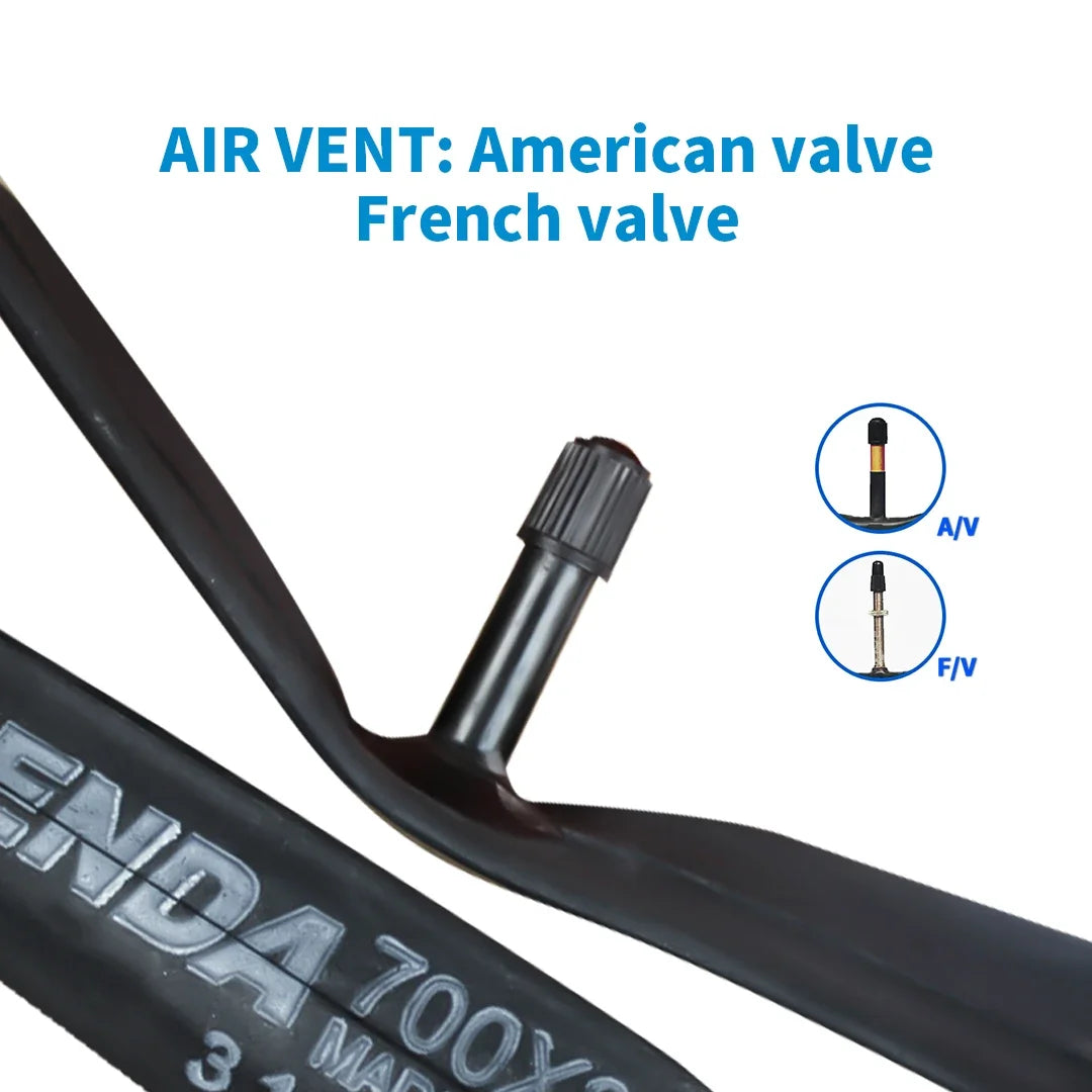 1PCS KENDA Bicycle Tire Inner Tube 700C 18-23C 23-25C 28-32C 35-43C