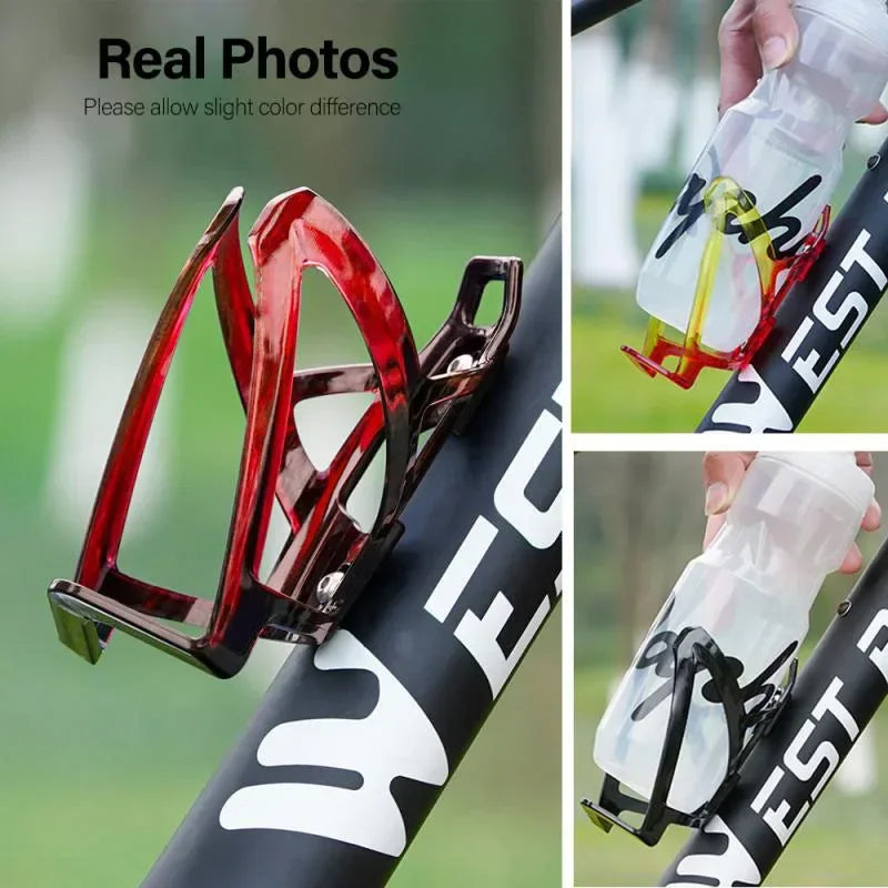 Bicycle Water Bottle Cage Colorful Gradient Cycling Bottle Holder