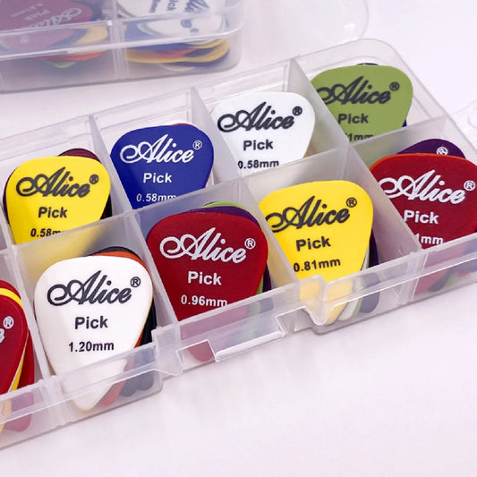 Multicolor Guitar Picks 24 Pieces ABS Premium Plastic Guitar Picks for