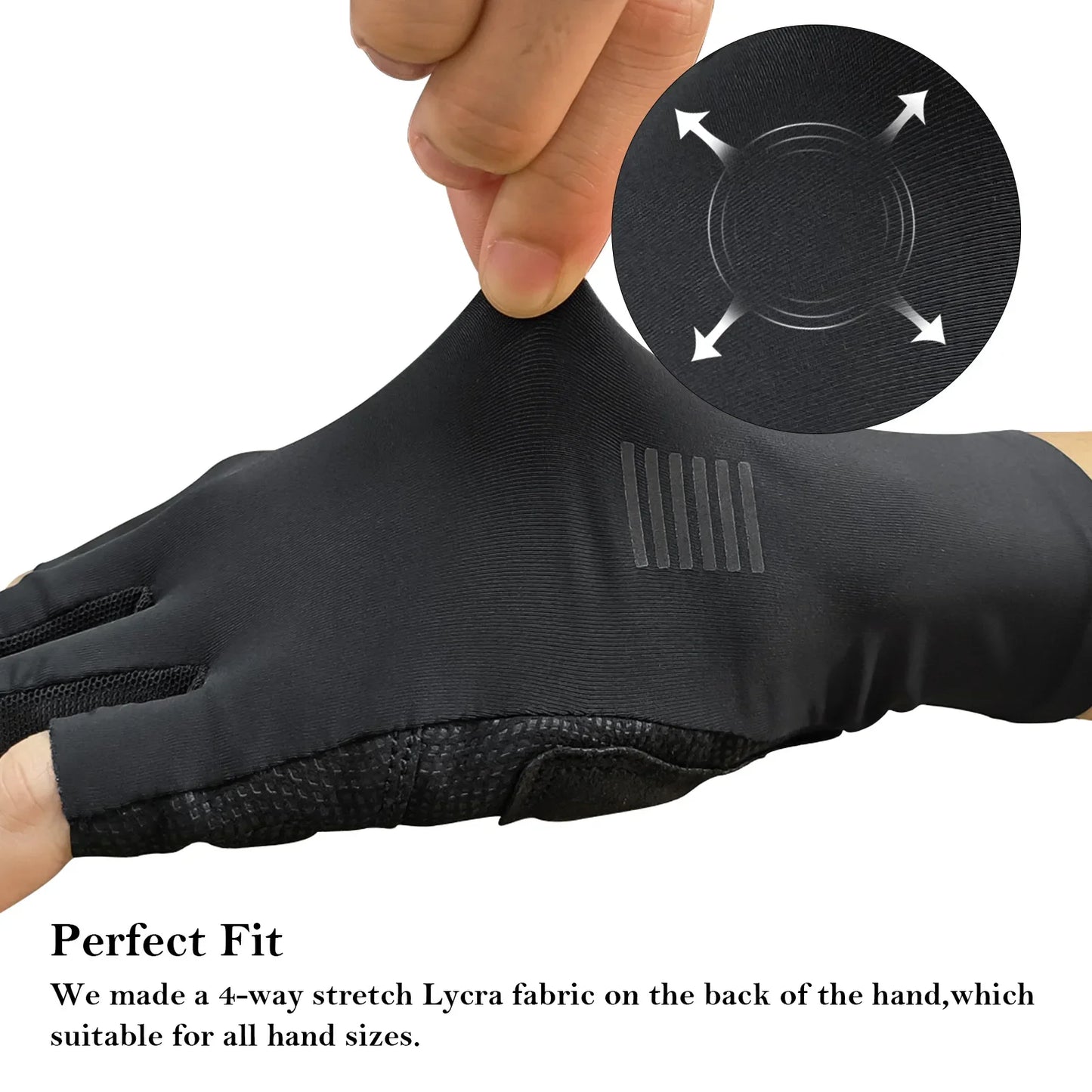 YKYWBIKE Cycling Gloves MTB Bike Gloves Sports Half Finger Sports