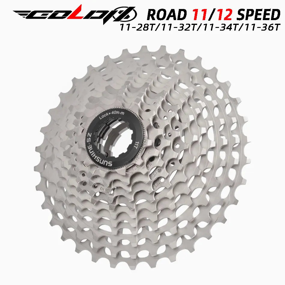 GOLDIX Ultralight CNC Road Bike Cassette 11/12 Speed k7 11S 12S