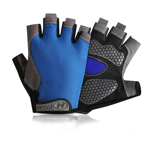 Men Cycling Bicycle Gloves Half Finger Gym Gloves Women Mitten